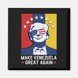 Make Venezuela Great Again 2026 Lustiger Trump-Mem Magnet