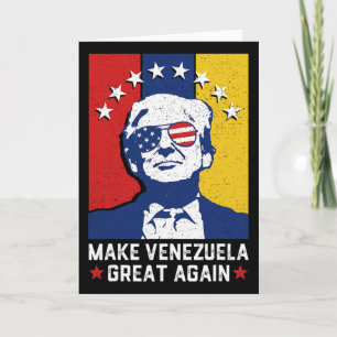 Make Venezuela Great Again 2026 Lustiges Trump Mem Karte