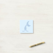 Make Waves Inspirational Blue Sticky Notes Post-it Klebezettel (Auf Schreibtisch)