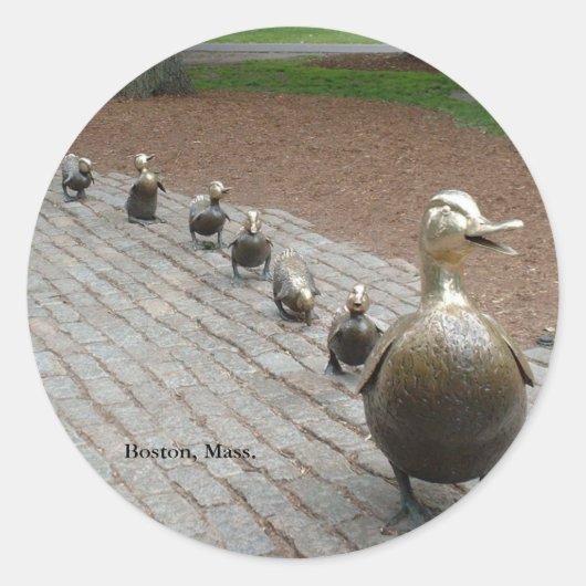 Make Way for Ducklings! Aufkleber (Vorderseite)