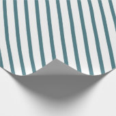 Make Your Gift Calmly Elegant in Teal Blue Geschenkpapier (Ecke)