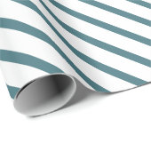 Make Your Gift Calmly Elegant in Teal Blue Geschenkpapier (Rolleneckpunkt)