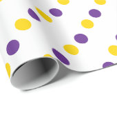 Make Your Gift Glow in Royal Purple & Gold Geschenkpapier (Rolleneckpunkt)