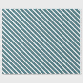 Make Your Gift Graceful in Teal Blue & White Geschenkpapier (Flach)
