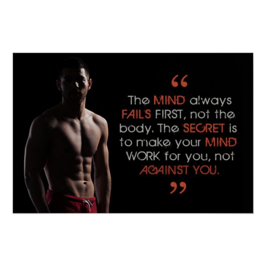 Make Your Mind Work Motivational Poster (Vorderseite)