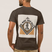 Make Your Move – Chess Piece Design T-Shirt (Rückseite)