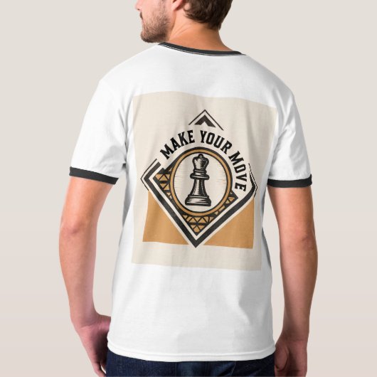Make Your Move – Chess Piece Design T-Shirt (Rückseite)