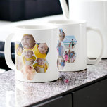 Make your own 14 photo Personalized Template Kaffeetasse<br><div class="desc">Make your own 14 photo hexagonal custom made for you photo mug. Easy upload your own photographs to this great photo gift drinkware from Ricaso</div>