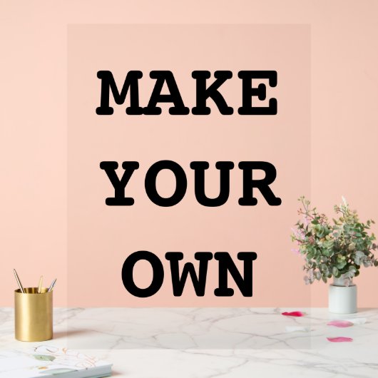 MAKE YOUR OWN ACRYLSCHILD (Hochzeit)