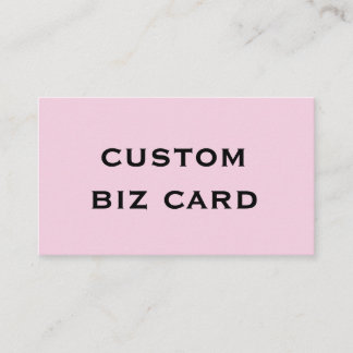 MAKE YOUR OWN BUSINESS CARDS PINK VISITENKARTE