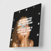 MAKE YOUR OWN CLOCK QUADRATISCHE WANDUHR (Winkel)