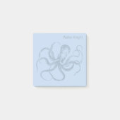 Make Your Own Custom Name Octopus Sticky Notes Post-it Klebezettel (Vorderseite)