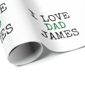 Make your own custom with name Father's Geschenkpapier (Rolleneckpunkt)