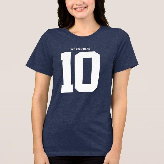 Make Your Own Football Jersey - Name & Number Tee (Vorderseite)