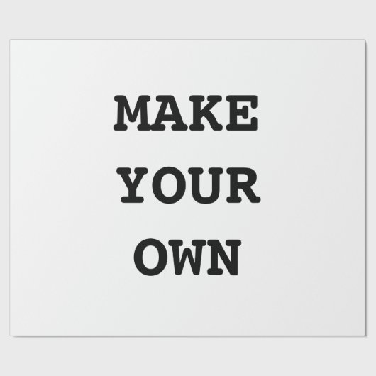 MAKE YOUR OWN GESCHENKPAPIER (Flach)