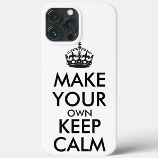 Make your own keep calm - black Case-Mate iPhone hülle
