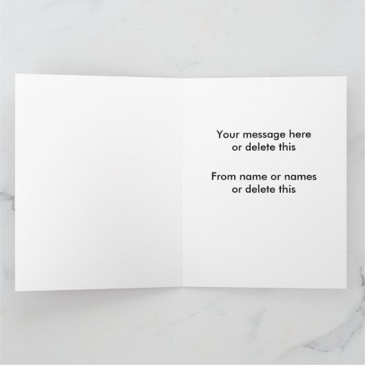 Make Your Own Keep Calm Giant Cards Template Karte (Innenseite)