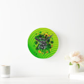 Make your own luck! Acrylic Wall Clock Runde Wanduhr (Zuhause)