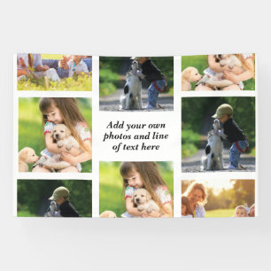 Make your own photo collage and text banner