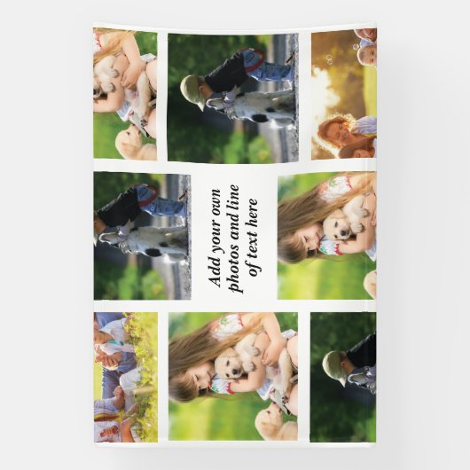 Make your own photo collage and text banner (Vertikal)