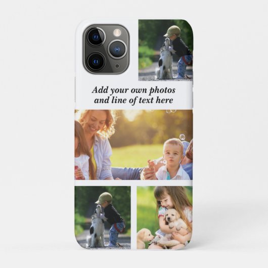 Make your own photo collage and text  Case-Mate iPhone hülle (Rückseite)