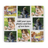 Make your own photo collage and text  schneidebrett (Vorderseite)