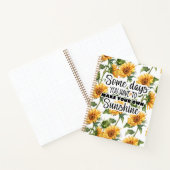 "Make Your Own Sunshine"-Notebook Notizblock (Innenseite)