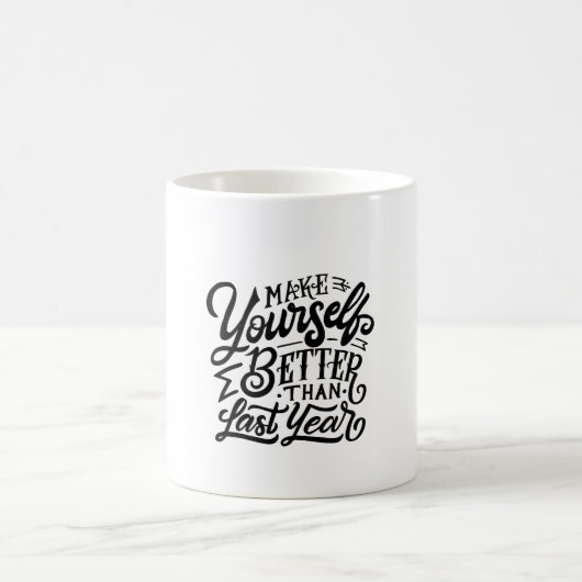 make your self better then last year kaffeetasse (Mittel)