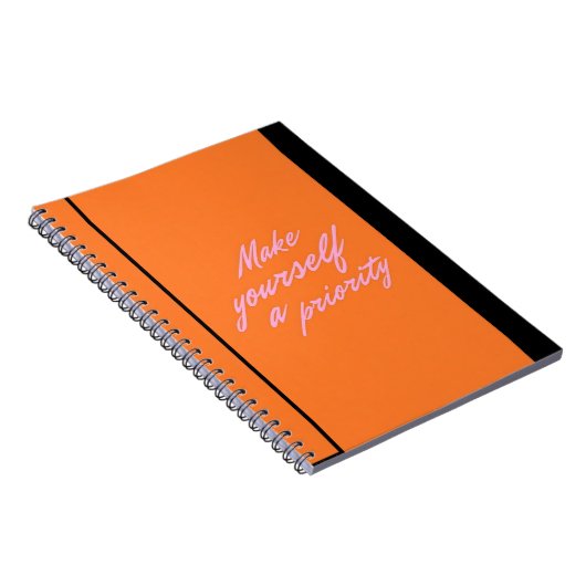 Make Yourself a Priority Self Care Journal Notizblock (Rechte Seite)