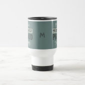 "Make Yourself Proud" benutzerdefinierte Monogramm Reisebecher (Mittel)