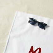 "Make Yourself Proud" individuelle Name Strandtuch (Beispiel)