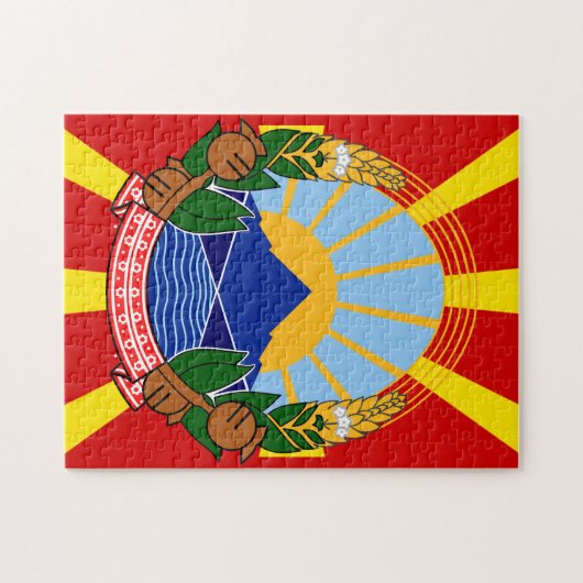 Makedonieemblem Puzzle (Horizontal)