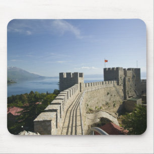 MAKEDONIEN, Ohrid. Burg Car Samoil - Burg Mousepad