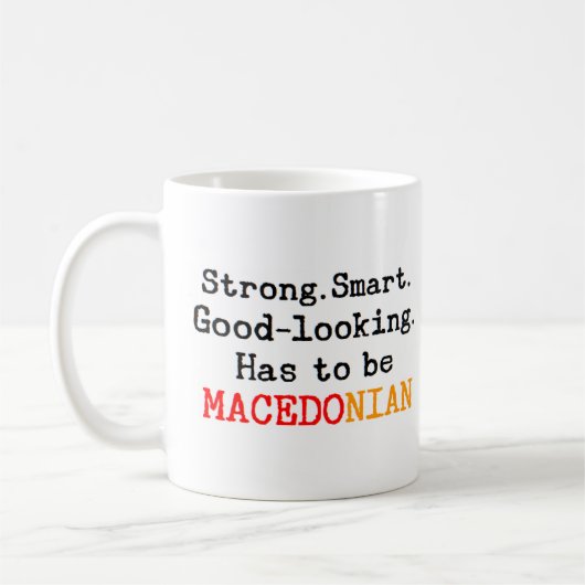makedonisch stark kaffeetasse (Links)