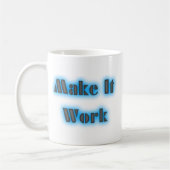 makeiworkBLUE3BIGGER Kaffeetasse (Links)