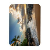 Makena Beach Cove Sunset Magnet (Vertikal)