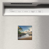 Makena Beach Cove Sunset Magnet (In Situ (Geschirrspüler))