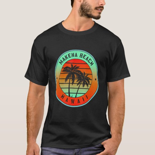 Makena Beach Hawaii T-Shirt (Vorderseite)