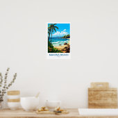 Makena Beach Hawaii Travel Print Poster (Küche)
