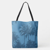 Makena Beach Hawaiian Sketchy Palms Beach Bag Tasche (Rückseite)