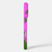 Makena Beach Hawaiian Sketchy Palms Magenta Case-Mate iPhone Hülle (Rückseite / Rechts)