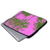 Makena Beach Hawaiian Sketchy Palms Wetsuit Laptopschutzhülle (Vorne Knopf)