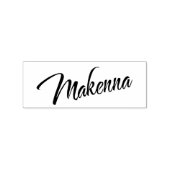 Makenna name cursive dekorative Skript-Schriftart Gummistempel (Prägung)