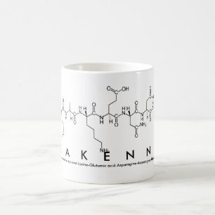 Makenna Peptid-Namen-Tasse Kaffeetasse