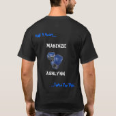 Makenzie HLHS-Kampf Blau T-Shirt (Rückseite)