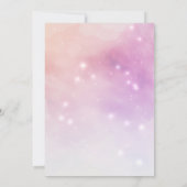 Makeover Glam Sparkle Geburtstagsparty Einladung (Rückseite)