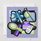 Makeover-Party Einladung (Vorderseite)