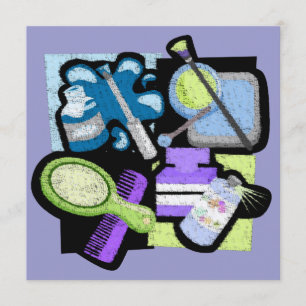 Makeover-Party Einladung