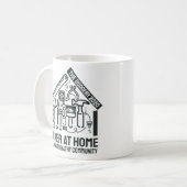 Maker an der Zuhause Tasse (Vorderseite Links)