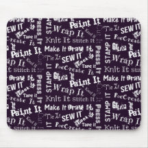 Maker Handarbeit Typografie Print Dark